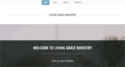 Desktop Screenshot of livinggraceministry.org